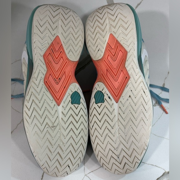 K-Swiss Ultrashot 3. Women Size 8.5 Color Blanc De Blanc/Nile Blue/Desert Flower - Picture 11 of 11